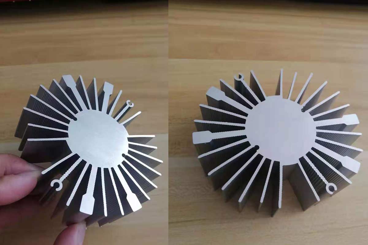 太陽花試切太漂亮，客戶當(dāng)場訂購型材切割機(jī)SDY-Q450